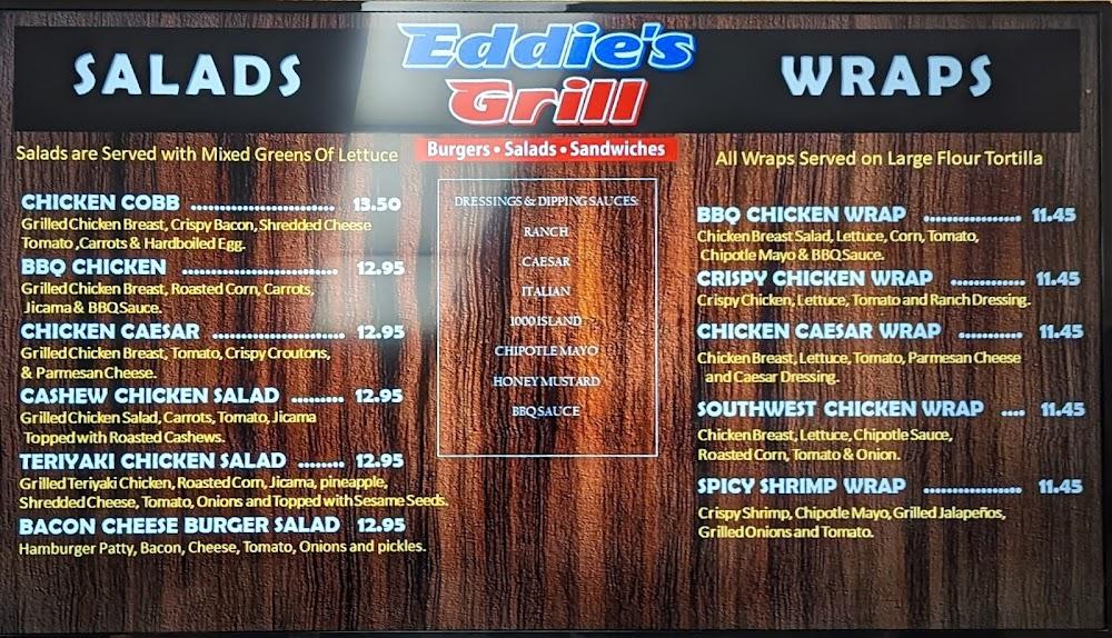 Eddie's Grill Village Menu image 2